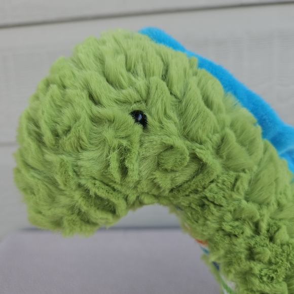 Maison Chic Danny the Green Plush Dinosaur Brachiosaurus #73715 Toy Stuffed 11" - Picture 9 of 10